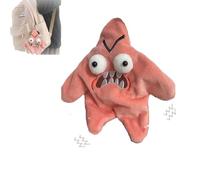 KWJXTBSX Angry Starfish,Jouet Amusant Kawaii avec Visage D'étoile en Colère, Peluche de Voiture Angry Star, pour Pendentif de sac À Dos et Porte-clés,Funny Stuffed Animals