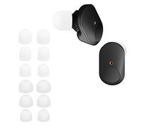 kwmobile 14x Auricolari di ricambio compatibile con Sony WF-1000XM3 / WF-1000XM4 / WF-1000XM5 Gommini sostitutivi in Silicone - 4 Misure - bianco/trasparente