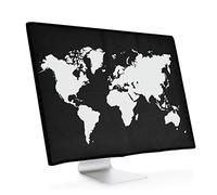 kwmobile 20-22" Monitor Cover - Protezione Monitor PC Antipolvere Schermo Computer - Custodia Protettiva Sagoma Mondo