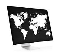kwmobile 27-28" Monitor Cover - Protezione Monitor PC Antipolvere Schermo Computer - Custodia Protettiva Sagoma Mondo