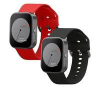 kwmobile 2x Cinturino Silicone Fibbia Compatibile con CMF by Nothing Watch Pro (D395) Cinturino - Cinturini 15,5-23 cm