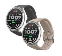 kwmobile 2x Cinturino TPU Silicone Fibbia Compatibile con Amazfit Active2 (A2437) Cinturino - Cinturini 14-22 cm