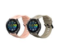 kwmobile 2x Cinturino TPU Silicone Fibbia Compatibile con Garmin Forerunner 965/965 Solar/Forerunner 955/955 Solar Cinturino - Cinturini 14-22 cm