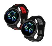 kwmobile 2x Cinturino TPU Silicone Fibbia Compatibile con Garmin vivoactive 6 Cinturino - Cinturini 14-22 cm
