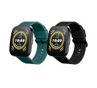 kwmobile 2x Cinturino TPU Silicone Fibbia Compatibile con Huami 22mm Amazfit Bip 6 / Bip 5 Unity/Bip 5 / GTS 3 / Balance 2 / Helio Strap Cinturino - Cinturini 14-22 cm