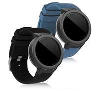 kwmobile 2x Cinturino TPU Silicone Fibbia Compatibile con Huami Amazfit Verge Cinturino - Cinturini 14,5-23 cm