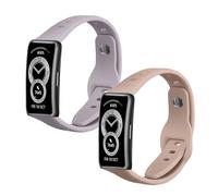 kwmobile 2x Cinturino TPU Silicone Fibbia Compatibile con Huawei Band 10/9 / 8 Cinturino - Cinturini 14-22 cm