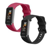 kwmobile 2x Cinturino TPU Silicone Fibbia Compatibile con Huawei Band 4 Cinturino - Cinturini 14-22 cm