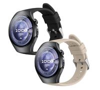 kwmobile 2x Cinturino TPU Silicone Fibbia Compatibile con Huawei Watch 5 42mm Cinturino - Cinturini 14-22 cm