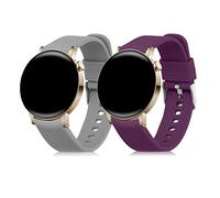 kwmobile 2x Cinturino TPU Silicone Fibbia Compatibile con Huawei Watch GT 3 Pro (43mm) / Watch GT 3 (42mm) Cinturino - Cinturini 14-22 cm