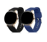 kwmobile 2x Cinturino TPU Silicone Fibbia Compatibile con Huawei Watch GT 3 Pro 43mm / Watch GT3 42mm / GT2 42mm / MagicWatch 2 42mm Cinturino - Cinturini 14-22 cm