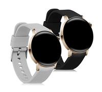 kwmobile 2x Cinturino TPU Silicone Fibbia Compatibile con Huawei Watch GT 3 Pro 43mm / Watch GT3 42mm / GT2 42mm / MagicWatch 2 42mm Cinturino - Cinturini 14-22 cm