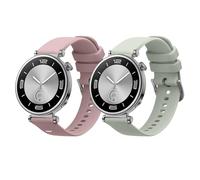 kwmobile 2x Cinturino TPU Silicone Fibbia Compatibile con Huawei Watch GT4 41mm Cinturino - Cinturini 14-22 cm