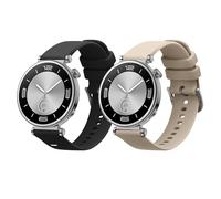 kwmobile 2x Cinturino TPU Silicone Fibbia Compatibile con Huawei Watch GT4 41mm Cinturino - Cinturini 14-22 cm