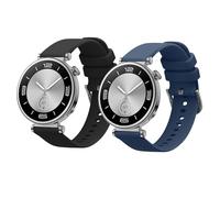 kwmobile 2x Cinturino TPU Silicone Fibbia Compatibile con Huawei Watch GT5 41mm / GT5 Pro 42mm / Watch GT4 41mm Cinturino - Cinturini 14-22 cm