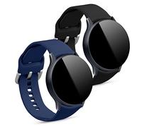kwmobile 2x Cinturino TPU Silicone Fibbia Compatibile con Samsung Galaxy Active 2 40mm / 44mm Cinturino - Cinturini 15,5-22,8 cm