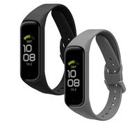 kwmobile 2x Cinturino TPU Silicone Fibbia Compatibile con Samsung Galaxy Fit 2 Cinturino - Cinturini 14-21,6 cm