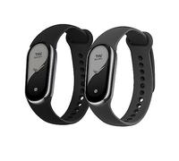 kwmobile 2x Cinturino TPU Silicone Fibbia Compatibile con Xiaomi Mi Band 10 / Mi Band 9/8 Cinturino - Cinturini 14-22 cm