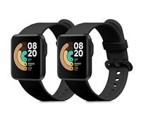 kwmobile 2X Cinturino TPU Silicone Fibbia Compatibile con Xiaomi Mi Watch Lite/Redmi Watch Cinturino - Cinturini 14-22 cm