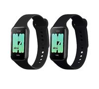 kwmobile 2x Cinturino TPU Silicone Fibbia Compatibile con Xiaomi Redmi Smart Band 2 Cinturino - Cinturini 14-22 cm