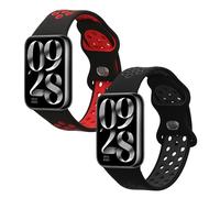 kwmobile 2x Cinturino TPU Silicone Fibbia Compatibile con Xiaomi Smart Band 8 Pro/Band 9 Pro/Redmi Watch 5 / Redmi Watch 4 Cinturino - Cinturini 14-22 cm