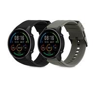 kwmobile 2x Cinturino TPU Silicone Fibbia Compatibile con Xiaomi Watch S4/S4 Sport/S3/S2/Watch S1 Active/Redmi Watch 5 Active Cinturino - Cinturini