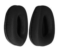 kwmobile 2x Cuscinetto Compatibile con Corsair Void v2 / Void Elite Surround/Void Pro - Cuscinetti Sostitutivi Cuffie Headphones Over Ear in Rete Mesh - nero