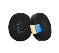 kwmobile 2x Cuscinetto Compatibile con Jabra Evolve2 65 / 65MS / Evolve2 40 /40UC / Elite 45h - Cuscinetti di Ricambio per Cuffie in Similpelle nero e Gel Rinfrescante