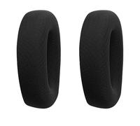 kwmobile 2x Cuscinetto Compatibile con JBL Quantum 100M2 - Cuscinetti Sostitutivi Cuffie Headphones Over Ear in Rete Mesh - nero