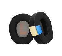 kwmobile 2x Cuscinetto Compatibile con JBL Quantum 300 / Quantum 200 - Cuscinetti di Ricambio per Cuffie in Similpelle nero e Gel Rinfrescante