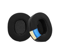 kwmobile 2x Cuscinetto Compatibile con OneOdio A70 / A71 - Cuscinetti di Ricambio per Cuffie in Similpelle nero e Gel Rinfrescante