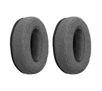 kwmobile 2x Cuscinetto Compatibile con Sennheiser HD400S / HD450SE / HD458BT - Cuscinetti Sostitutivi Cuffie Headphones Over Ear in Rete Mesh - grigio