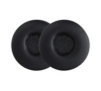 kwmobile 2x Cuscinetto Cuffie Compatibile con AKG N60NC Wired Pad - Cuscinetti Ricambio Cuffie Over Ear Simil Pelle - nero