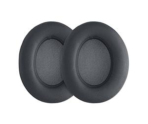 kwmobile 2x Cuscinetto Cuffie Compatibile con Beats Studio 2/3 Wireless Pad - Cuscinetti Ricambio Cuffie Over Ear Simil Pelle - stone dust