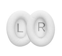 kwmobile 2x Cuscinetto Cuffie Compatibile con Bose QuietComfort 45 / QC45 / SC Pad - Cuscinetti Ricambio Cuffie Over Ear Simil Pelle - bianco
