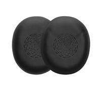 kwmobile 2x Cuscinetto Cuffie Compatibile con Jabra Evolve2 65 Flex Pad - Cuscinetti Ricambio Cuffie Over Ear Simil Pelle - nero