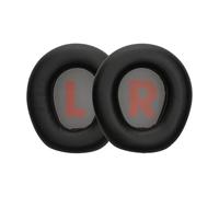 kwmobile 2x Cuscinetto Cuffie Compatibile con JBL Quantum Q910 / Q910X / Q910P Pad - Cuscinetti Ricambio Cuffie Over Ear Simil Pelle - nero