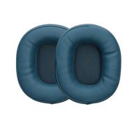 kwmobile 2x Cuscinetto Cuffie Compatibile con OneOdio A70 Pad - Cuscinetti Ricambio Cuffie Over Ear Simil Pelle - blu scuro