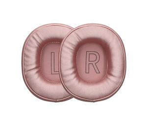 kwmobile 2x Cuscinetto Cuffie Compatibile con OneOdio A70 Pad - Cuscinetti Ricambio Cuffie Over Ear Simil Pelle - rosa metallizzato