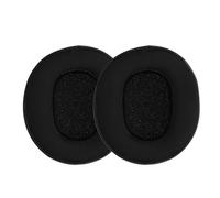 kwmobile 2x Cuscinetto Cuffie Compatibile con Razer Kraken V3 Pro Pad - Cuscinetti Ricambio Cuffie Over Ear Simil Pelle - nero