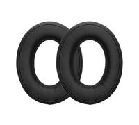 kwmobile 2x Cuscinetto Cuffie Compatibile con Sennheiser HD560S / HD400 Pro / HD620S Pad - Cuscinetti Ricambio Cuffie Over Ear Simil Pelle - nero