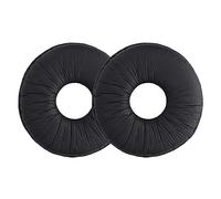 kwmobile 2x Cuscinetto Cuffie Compatibile con Technics RP DJ1200 / DJ1210 Pad - Cuscinetti Ricambio Cuffie Over Ear Simil Pelle - nero