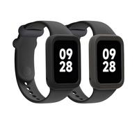 kwmobile 2x Protezione schermo compatibile con Xiaomi Mi Band 8 Pro - Custodia in silicone con rivestimento protettivo - senza Fitness Tracker