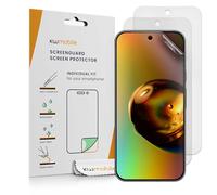 kwmobile 3x Pellicola protettiva compatibile con Google Pixel 10 / Pixel 10 Pro/Pixel 9 Pro - Protezione display opaca antiriflesso anti-impronte