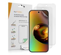 kwmobile 3x Pellicola protettiva compatibile con Google Pixel 10 / Pixel 9 - Protezione display opaca antiriflesso anti-impronte