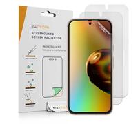 kwmobile 3x Pellicola protettiva compatibile con Google Pixel 8a - Protezione display opaca antiriflesso anti-impronte