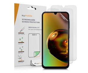 kwmobile 3x Pellicola protettiva compatibile con Samsung Galaxy A15 5G - Protezione display opaca antiriflesso anti-impronte