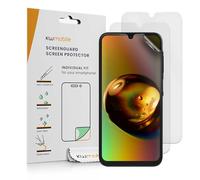 kwmobile 3x Pellicola protettiva compatibile con Samsung Galaxy A25 - Protezione display opaca antiriflesso anti-impronte