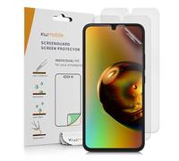 kwmobile 3X Pellicola Protettiva Compatibile con Samsung Galaxy A34 5G - Protezione Display Opaca antiriflesso Anti-Impronte