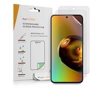 kwmobile 3x Pellicola protettiva compatibile con Samsung Galaxy A36 5G - Protezione display opaca antiriflesso anti-impronte